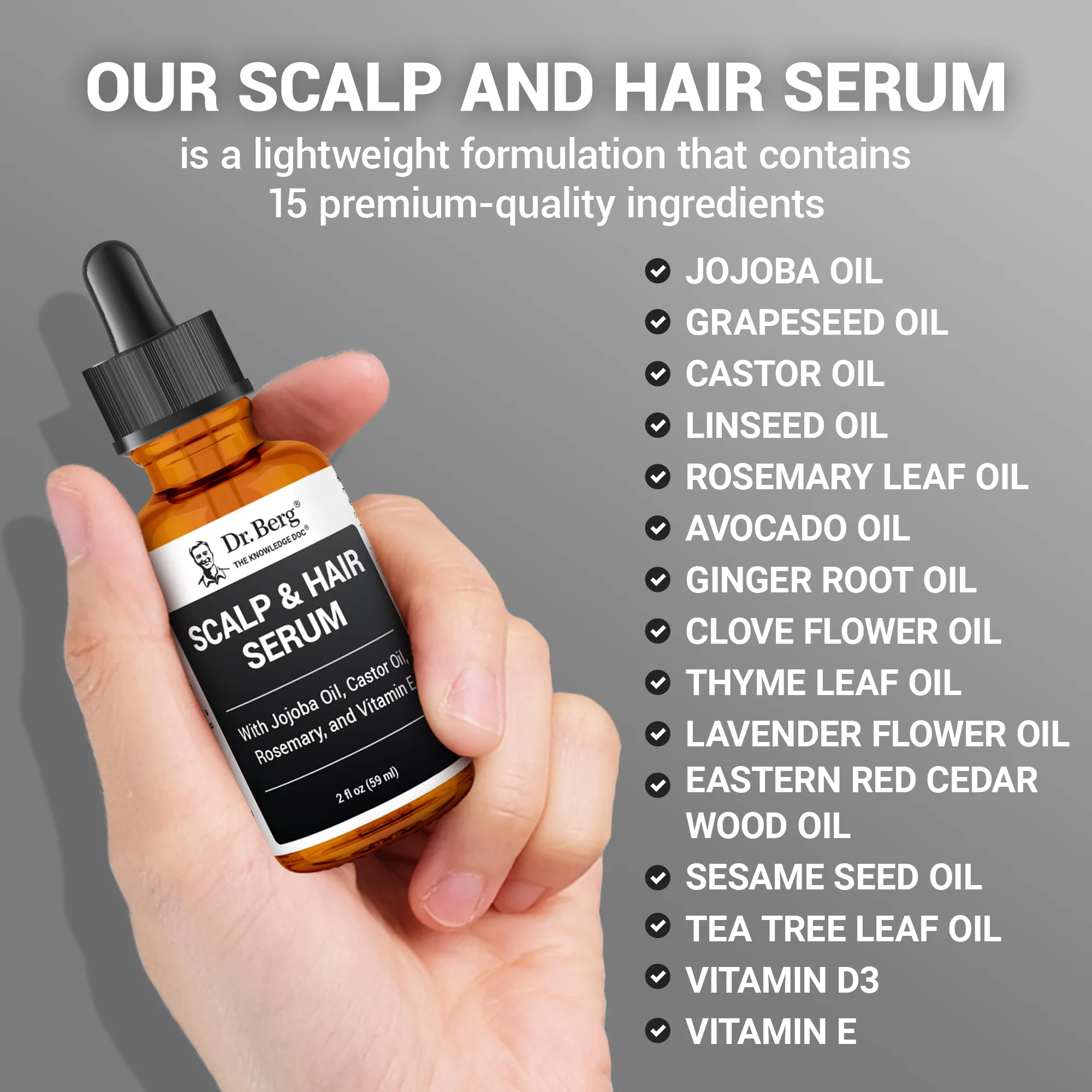 Scalp & Hair Serum – 2 fl oz - Image 8