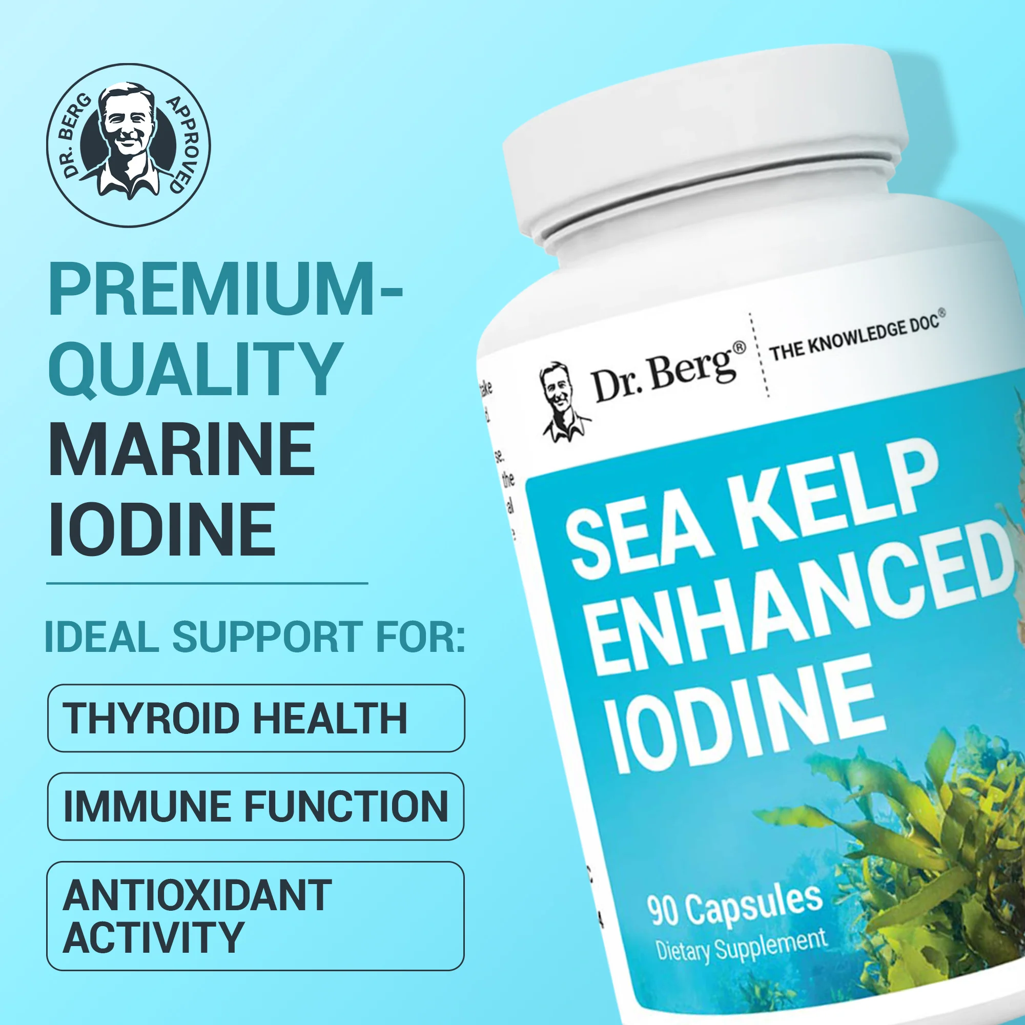 Sea Kelp Enhanced Iodine – 90 Capsules - Image 5