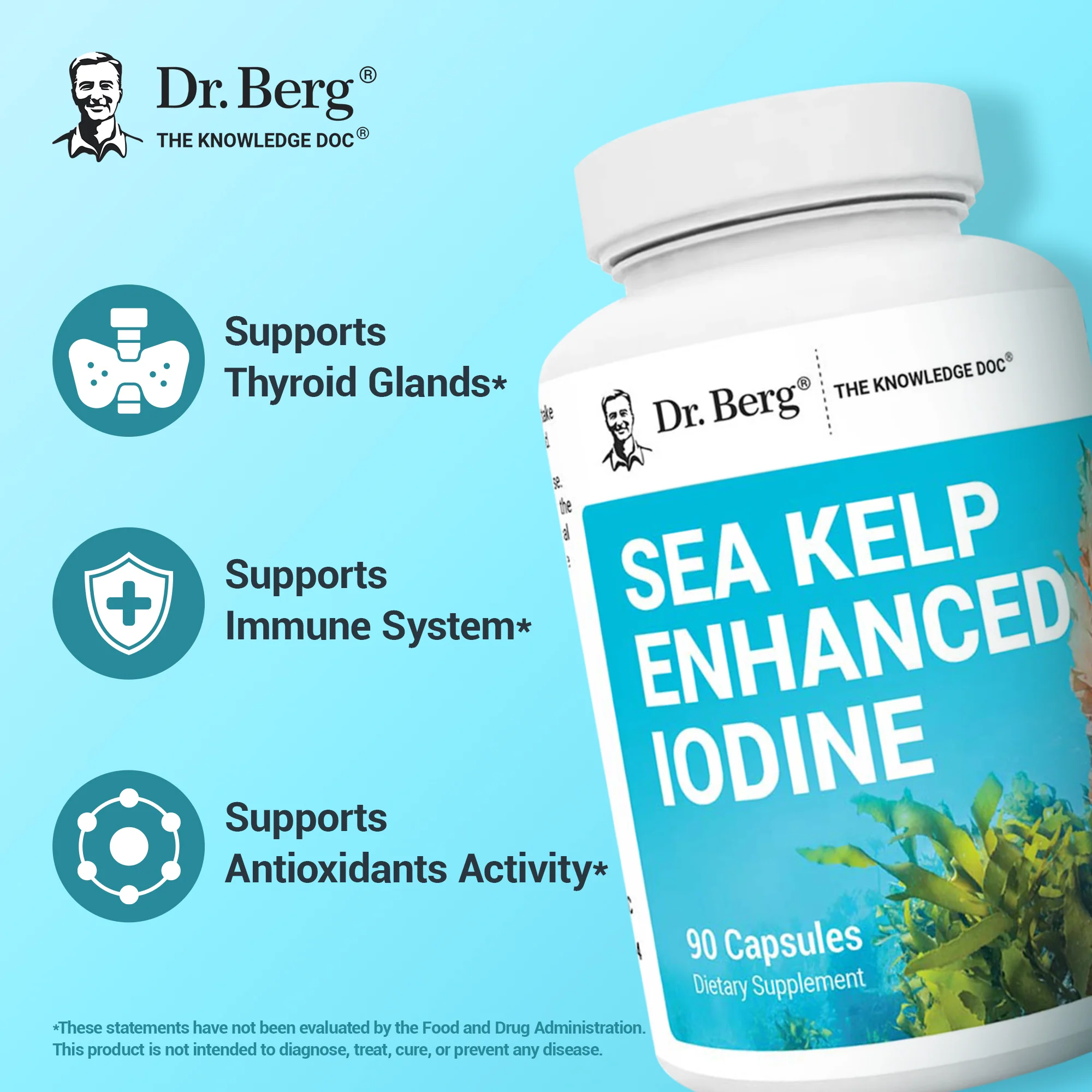 Sea Kelp Enhanced Iodine – 90 Capsules - Image 6