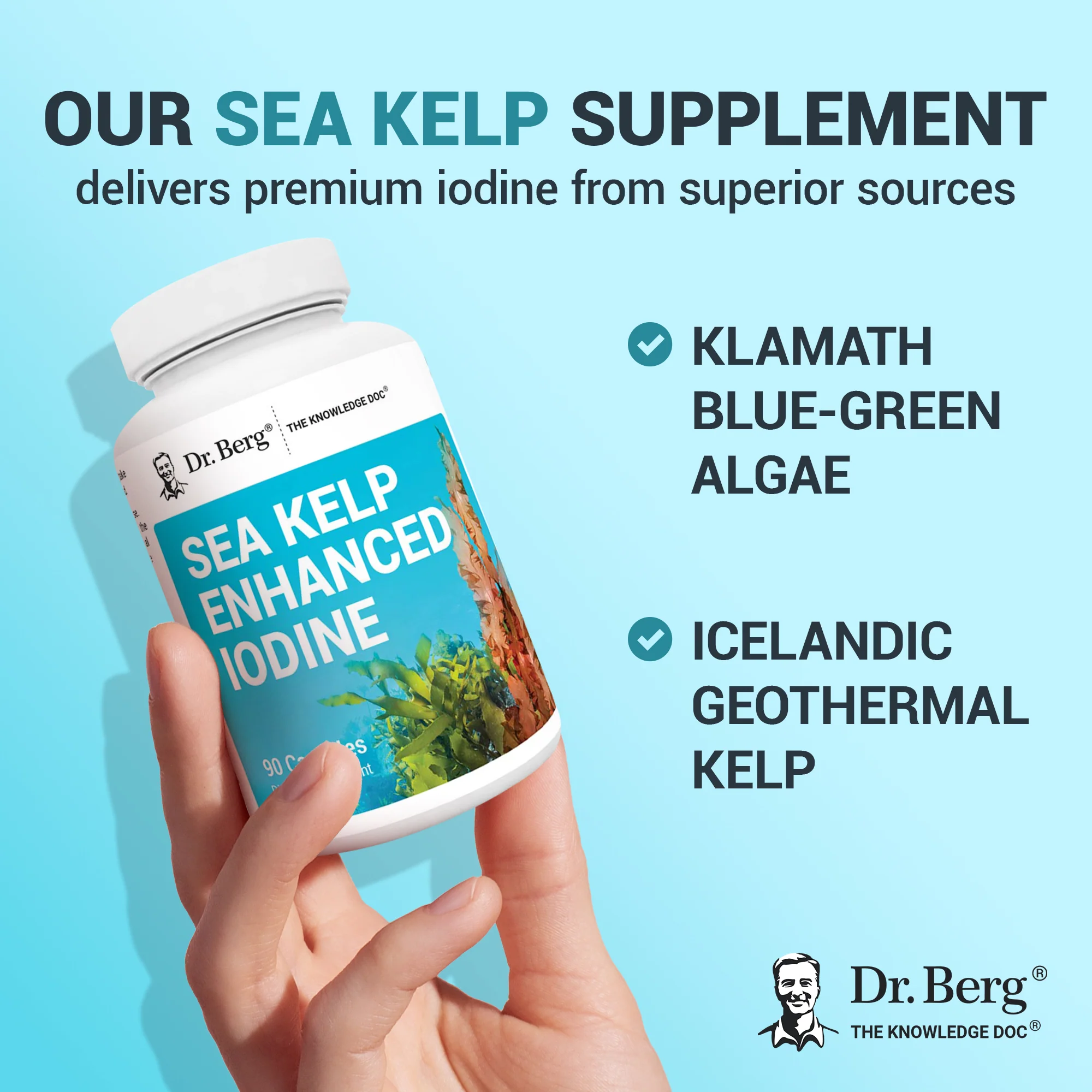 Sea Kelp Enhanced Iodine – 90 Capsules - Image 7
