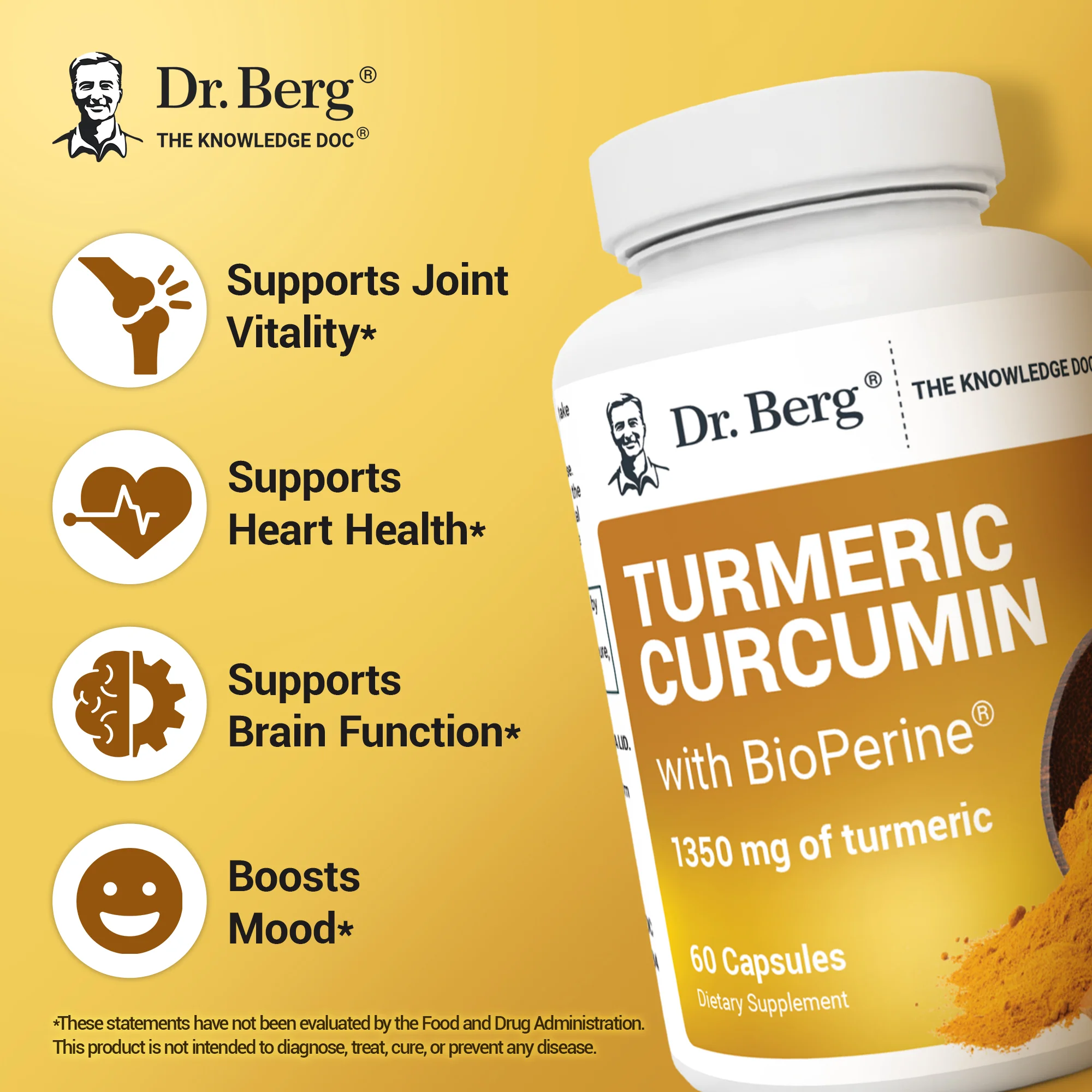 Turmeric Curcumin with BioPerine – 60 Capsules - Image 6